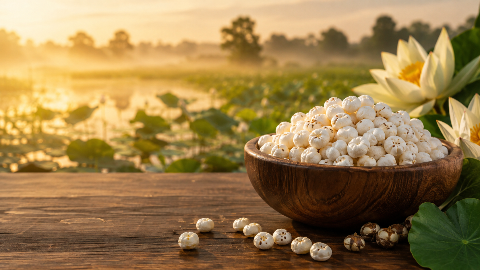 Premium Makhana sourced from Bihar